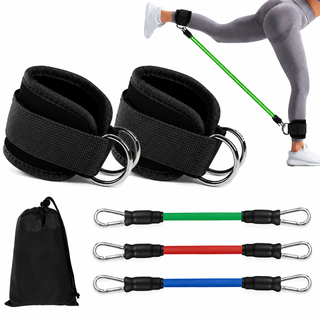 NexFit Ankle Straps – Verstellbar & Rutschfest | Bein- & Gesäßtraining