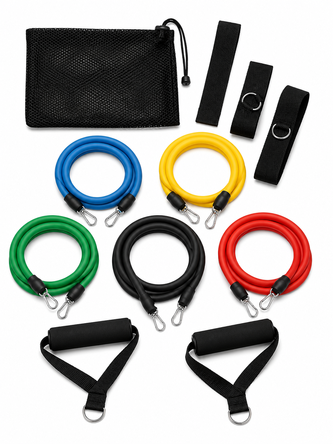NexFit Resistance Bands Set – 11-teilig & Vielseitig | Ganzkörpertraining