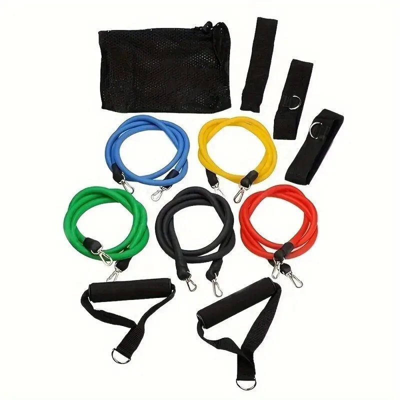 NexFit Resistance Bands Set – 11-teilig & Vielseitig | Ganzkörpertraining
