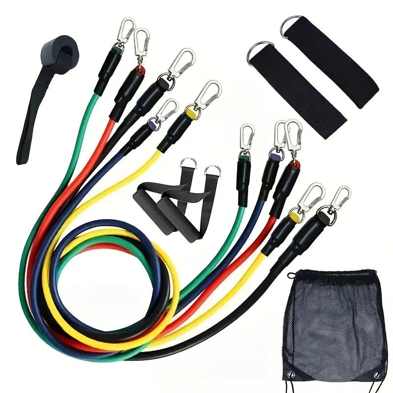 NexFit Resistance Bands Set – 11-teilig & Vielseitig | Ganzkörpertraining
