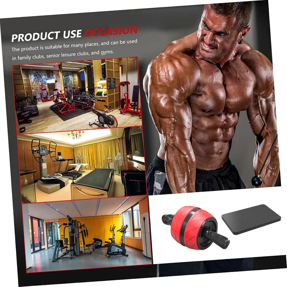 NexFit Ab Roller – Mit Rückfederung & Kniematte | Core & Bauchtraining