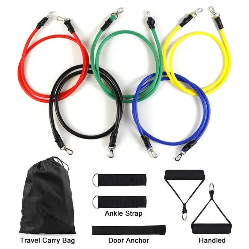 NexFit Resistance Bands Set – 11-teilig & Vielseitig | Ganzkörpertraining