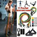 NexFit Resistance Bands Set – 11-teilig & Vielseitig | Ganzkörpertraining