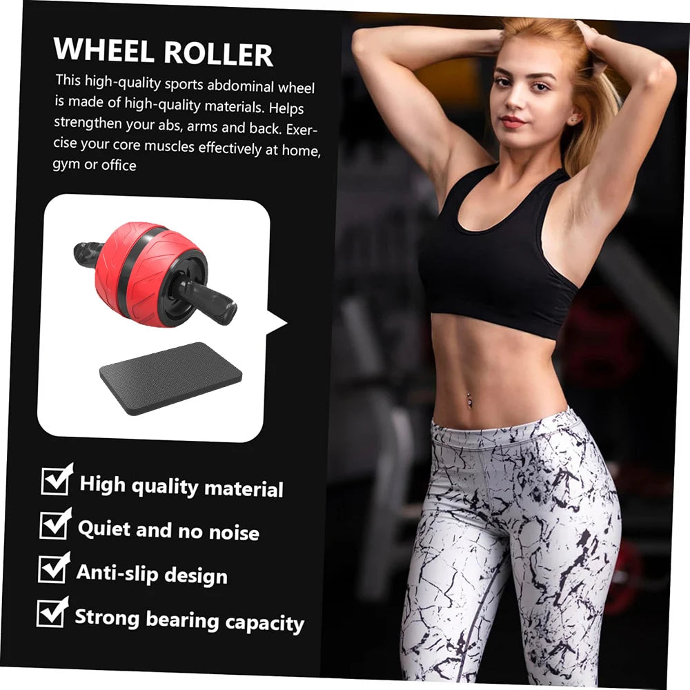 NexFit Ab Roller – Mit Rückfederung & Kniematte | Core & Bauchtraining